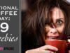 National Coffee Day >> 9 Freebies