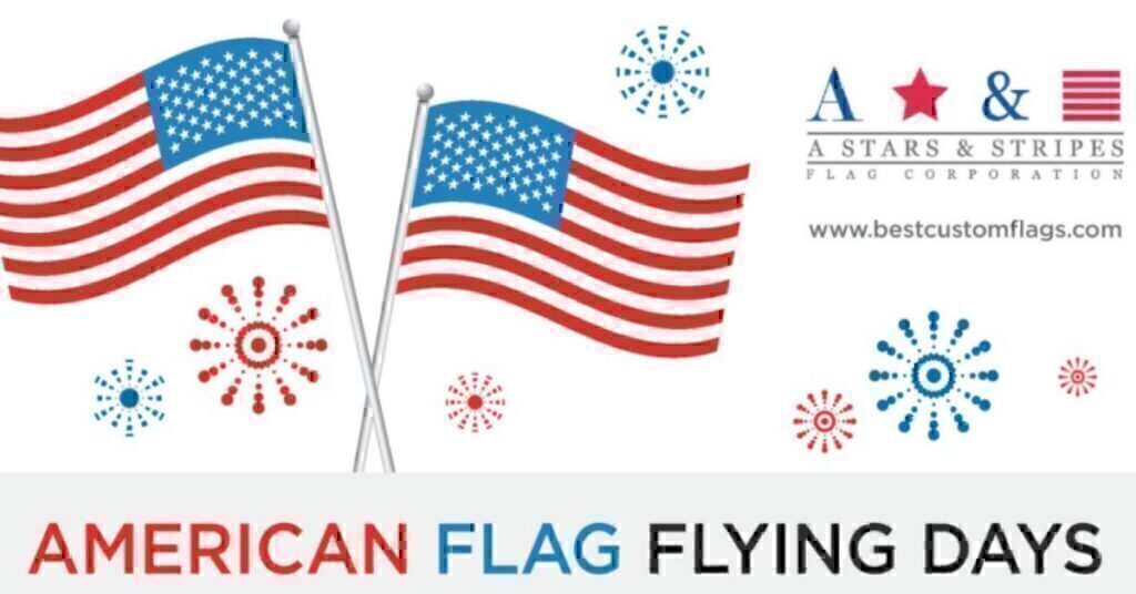 American Flag Flying Days All Year Long Military Spouse