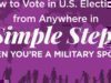 2 Simple Steps to Answer, “Where Do I Vote Absentee as a Military Spouse?”