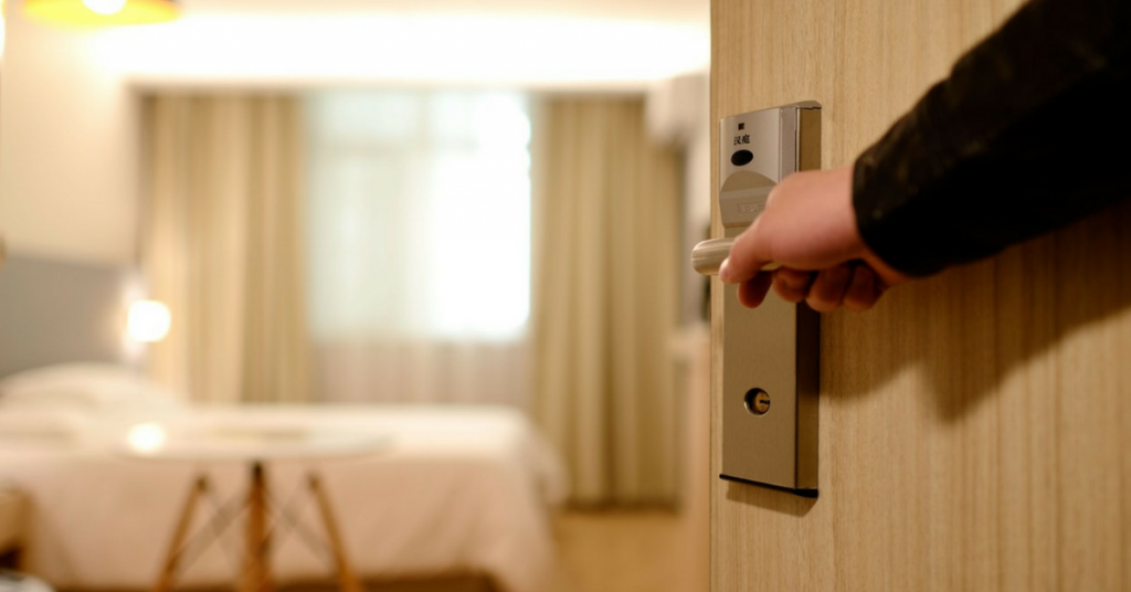 living in a hotel