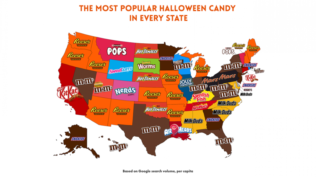 The Most Popular M&M Flavor in Every State