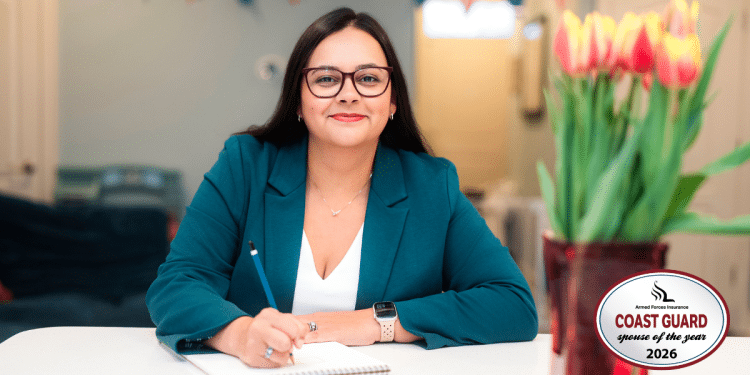Najeeba Gassel, 2026 Armed Forces Insurance Coast Guard Spouse of the Year winner