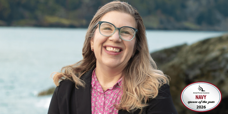 Meg Graves, 2026 Armed Forces Insurance Navy Spouse of the Year winner
