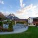 Family overlooking the Bavarian Alps from Edelweiss Lodge and Resort balcony