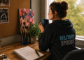 Military spouse reflecting on personal growth and finding herself again